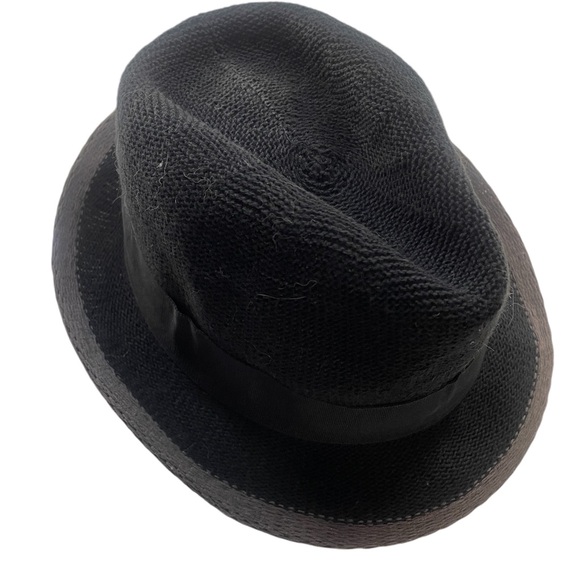 Black & Grey Fedora,Sun hat
O/S, Cotton Blend - Picture 3 of 6